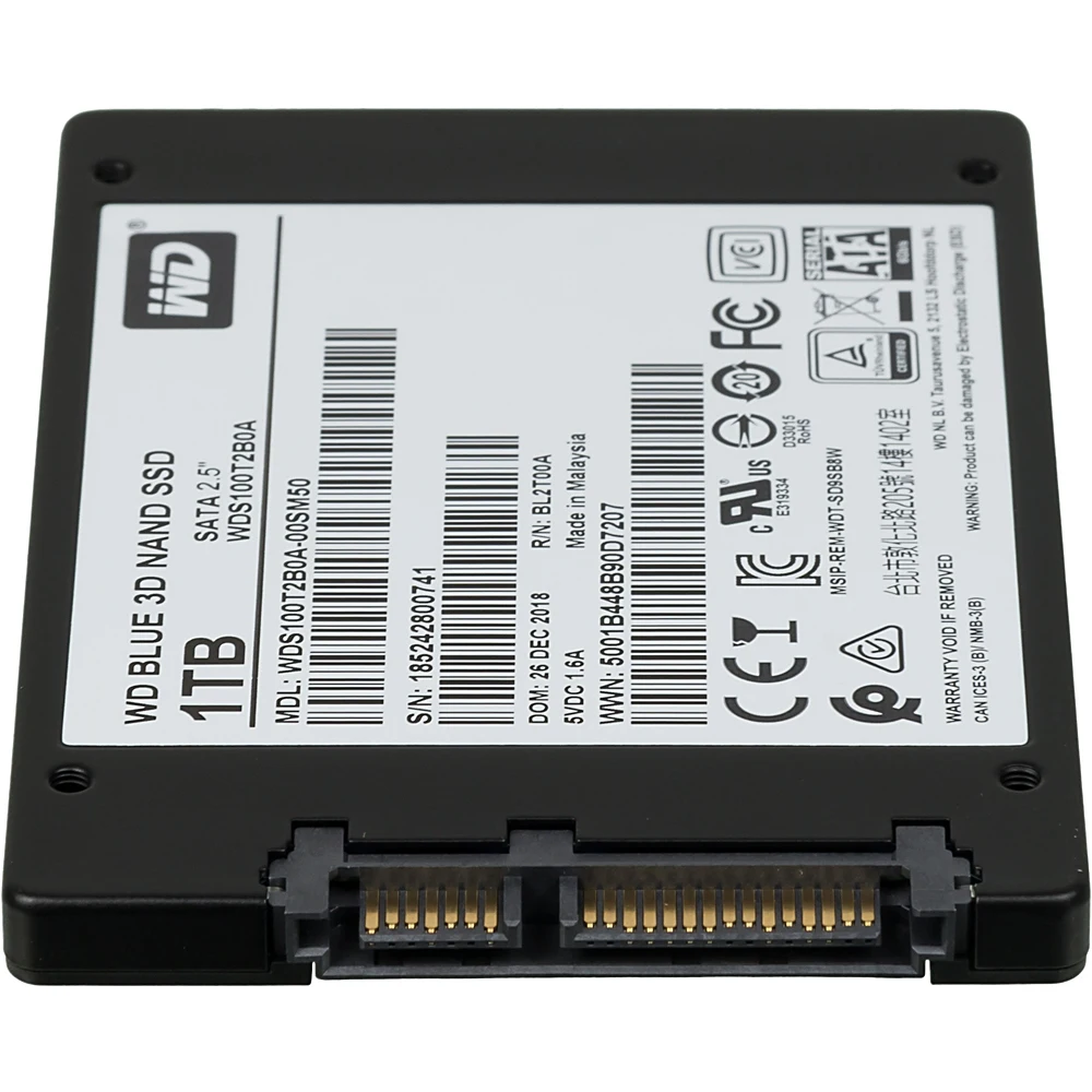 Накопитель SSD WD Original SATA III 1Tb WDS100T2B0A Blue 2.5"