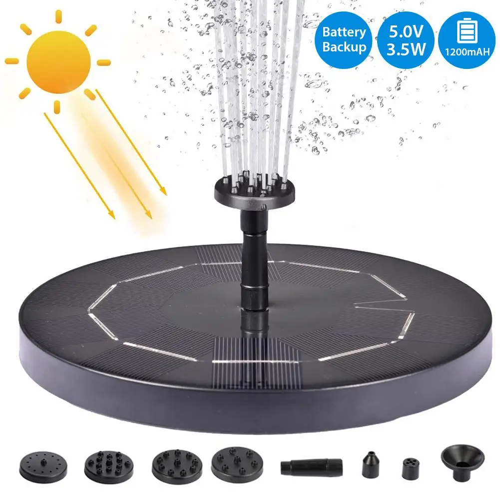 

Solar Fountain Solar Powered Fountain Garden Pool Pond Solar Panel Fountain For Garden Decor Water Fountain Fontaine Solaire