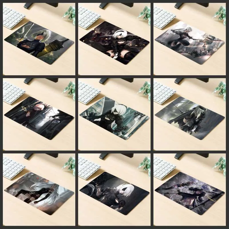 

XGZ Promotional Gaming Mouse Pad Anime Sexy Girl Computer Keyboard Custom Large Desk Mat NieR Automata Rubber Non-slip Coaster