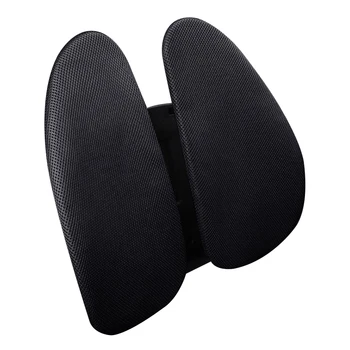 

Ergonomics Adjustable Height Lumbar Support Cushion Auto Interior Travel Universal Spring Home Office Chair Sofa For Car Seat