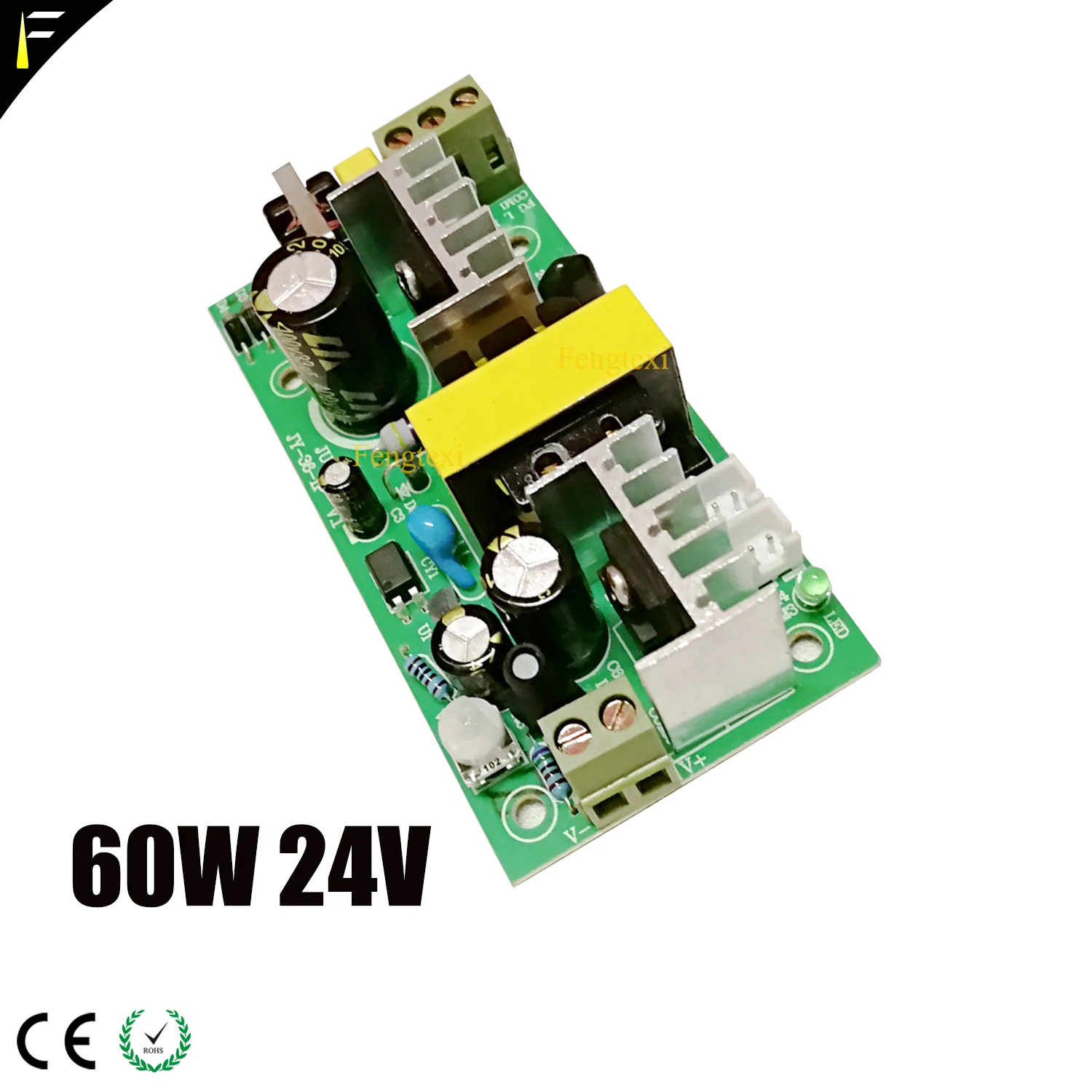 60w24v 60 Вт 24 В/60 Вт 12 В светодиодный светильник с движущейся головкой, блок питания, модель 60w24v12v, запасная часть, плата питания - Цвет: 60w24v