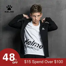 KELME/Детские тренировочные куртки для бега; футбольные тренировочные костюмы на молнии с длинными рукавами; пальто; 3973015