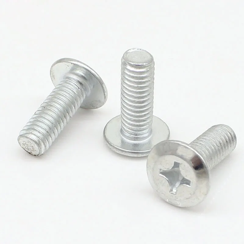 5pcs M8 Phillips flat head bevel screws cross furniture fastening screw