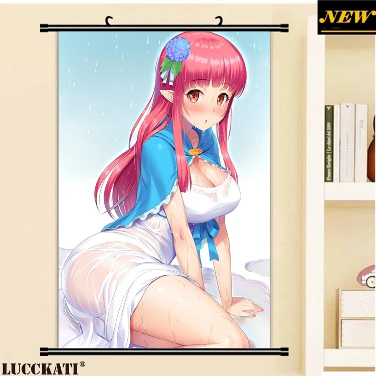 40X60 см Sword art онлайн Прозрачное Бикини обнаженные сексуальные лоли соски cameltoe мультфильм аниме стены прокрутки холст живопись плакат - Цвет: S