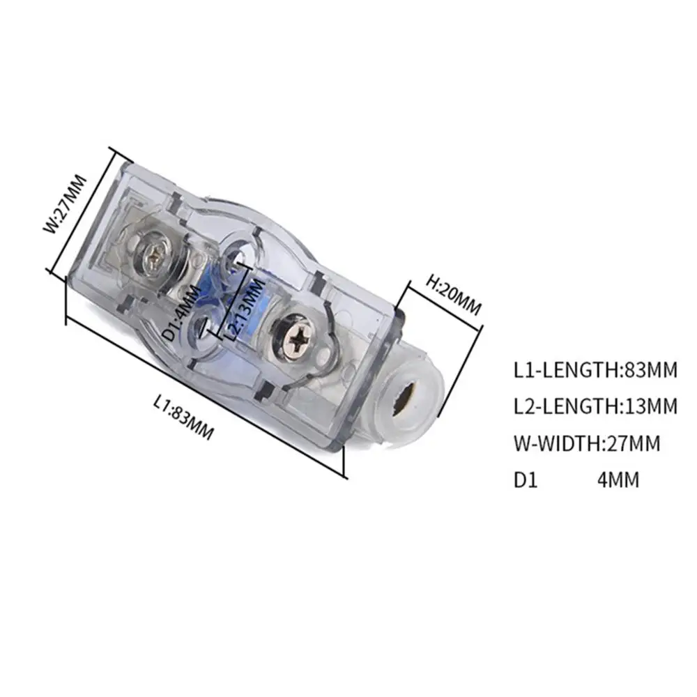 12V автомобиль аудио встроенный MIini держатель предохранителя anl костюм 4/8GA кабель с 60 плавкий предохранитель