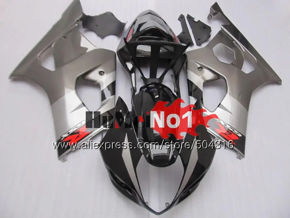 Корпус для SUZUKI GSXR-1000 1000CC GSXR1000 K2 20MC. 55 GSX-R1000 GSX R1000 03 04 K3 GSXR 1000 2003 2004 03 04 Блестящая серебряная обтекатель - Цвет: No. 3