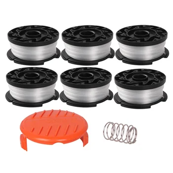 

8PCS/Set Replacement Nylon Spool Grass String Trimmer Mower Line Replacement String Trimmer Wire Compatible for BLACK DECKER (Or