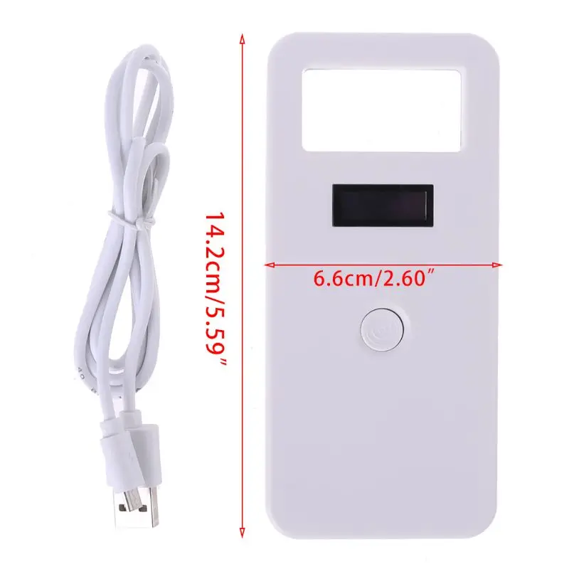 FDX-B Animal pet id reader chip transponder USB RFID handheld microchip scanner for dog cats horse