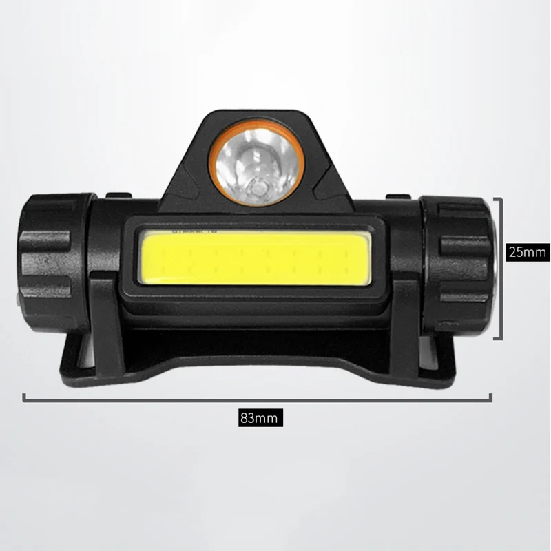 Многофункциональный светодиодный налобный светильник s водонепроницаемый usb зарядка Магнитный COB рабочий светильник рыболовный фонарь EDF88