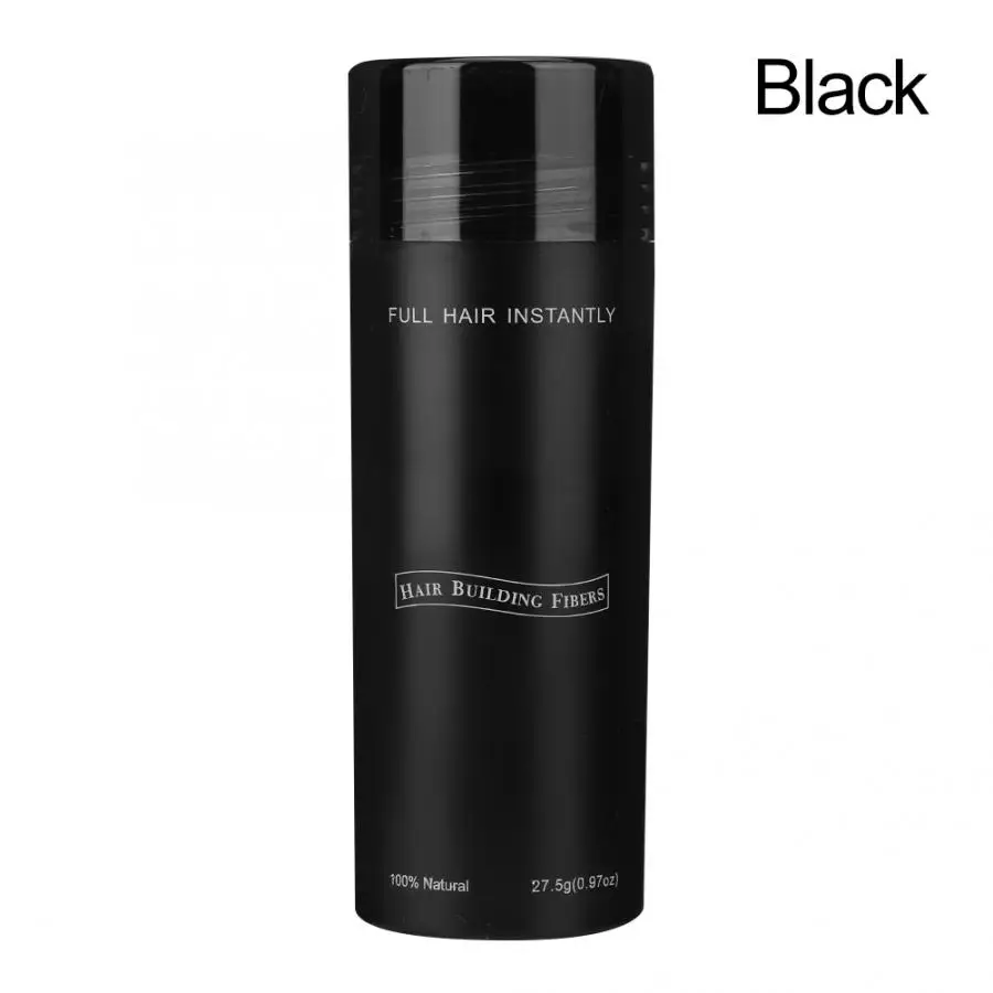 Black 27,5 г унисекс профессиональное строительное волокно для волос средство от выпадения волос загуститель волос уплотнитель волос - Цвет: Black