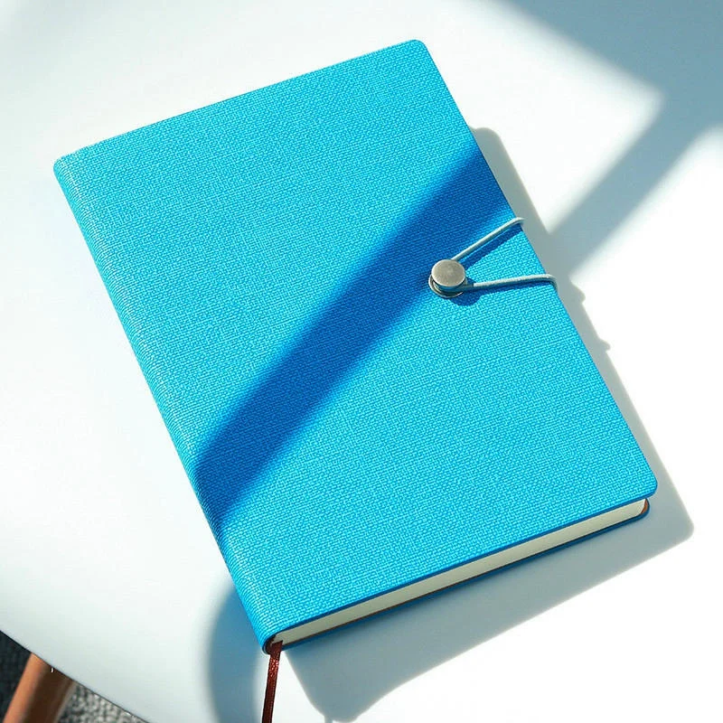 

Fashion Simple A5 Business Leather Notebook Solid Color Diary Notepad Journal Notebook Agenda Book Office Supplies