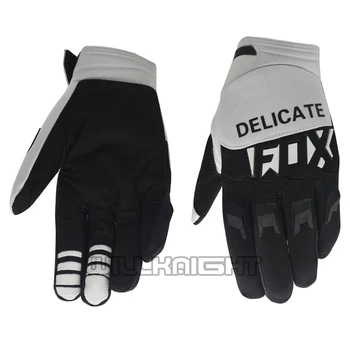

New NAUGHTY FOX Black White DIRTPAW MX Gloves MTB DH Riding Dirt Bike Cycling Sports Motorcycle Racing Gloves