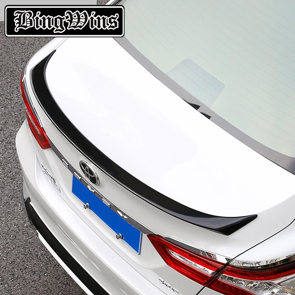 BeingWins автомобильный Стайлинг для Toyota Camry- хвост Camry специальный модифицированный задний спойлер крыло ABS Крыло