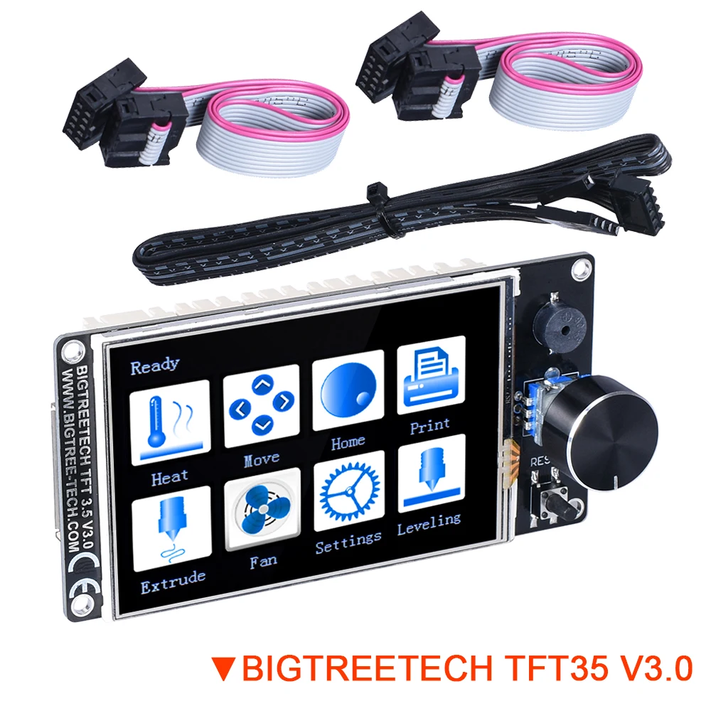 BIGTREETECH TFT35 V3.0 сенсорный экран DIY дисплей как 12864LCD режим Wi-Fi для Ender3 3d принтер доска SKR V1.3 PRO MKS TFT35 панель