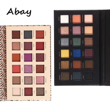 Abay женский макияж палитра 18 цветов блеск для век Блеск высокие тени для век Красота натуральные тени для век Косметика для макияжа