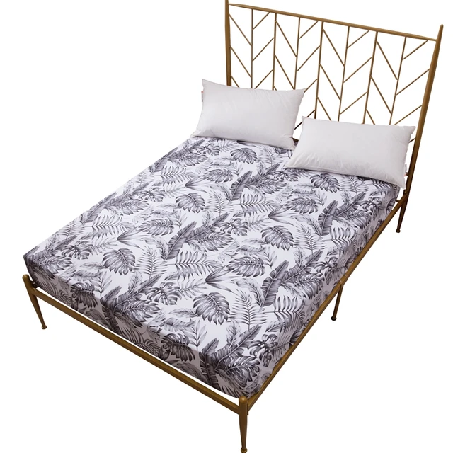 $US $20.00  MECEROCK New Product Gray Printing Bed Mattress Cover Waterproof Protector Pad Polyester Elastic So