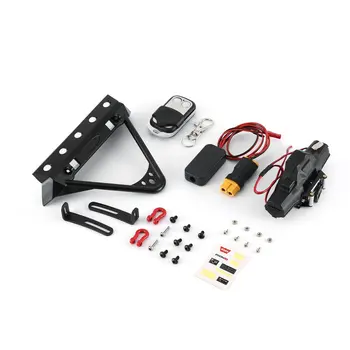 

Front Bar + Controller + Twin Winch For Climbing Car 90046 D90 SCX10 TRX-4 Simulation Metal Twin Motor Winch Parts