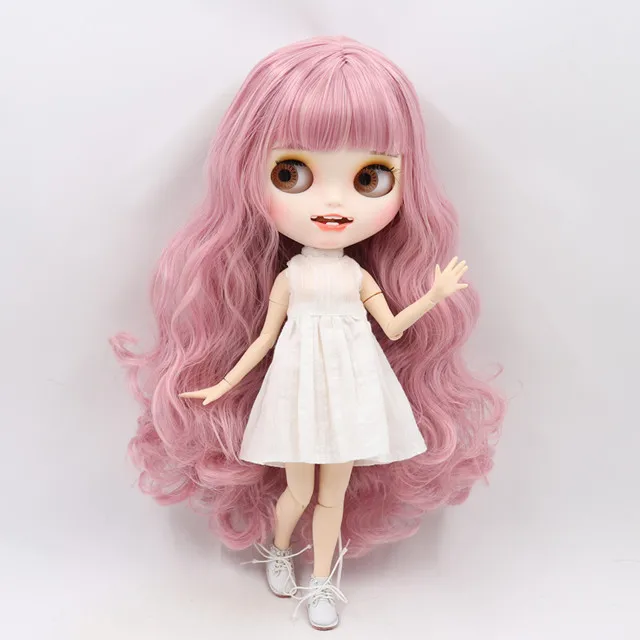 ICY 1/6 Blyth Подгонянная Кукла № BL1063/2352 белая кожа и суставное тело с открытым ртом матовое лицо для девочки Подарочная игрушка - Цвет: suit