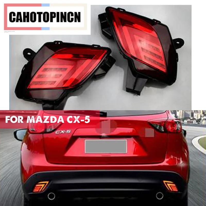 Многофункциональный светодиодный задний фонарь для Mazda 2 шт. бампер