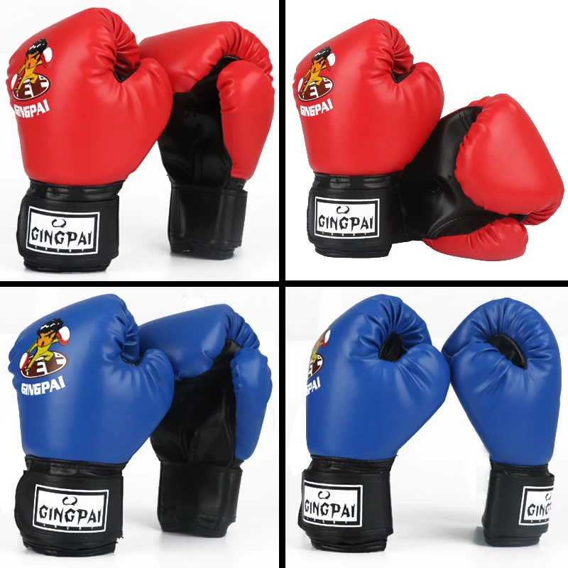 TOCO FREIDO Boxing Gloves for Kids with Boxing Hand Wraps Children Youth Punching Bag PU Kids Children Cartoon Sparring Boxing Gloves Training Age 3-12 YearsUsed 