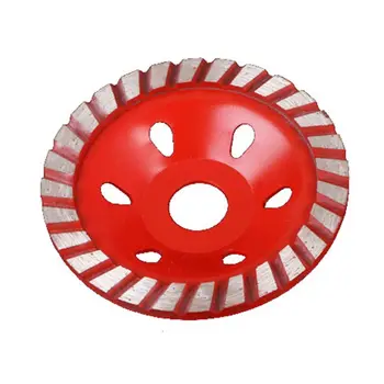 

Red 4Inch 100mm Ripple Diamond Segment Grinding Wheel Disc Concrete Cutting Tool M7DA