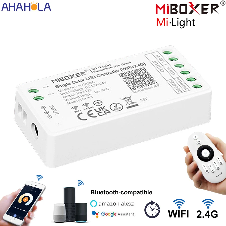 

Mi Light 2.4g Wifi Controller for Rgb Tape Cct Rgbw Rgbcct Milight Wifi Led Controller Miboxer Controlador Wifi Rgb Controler