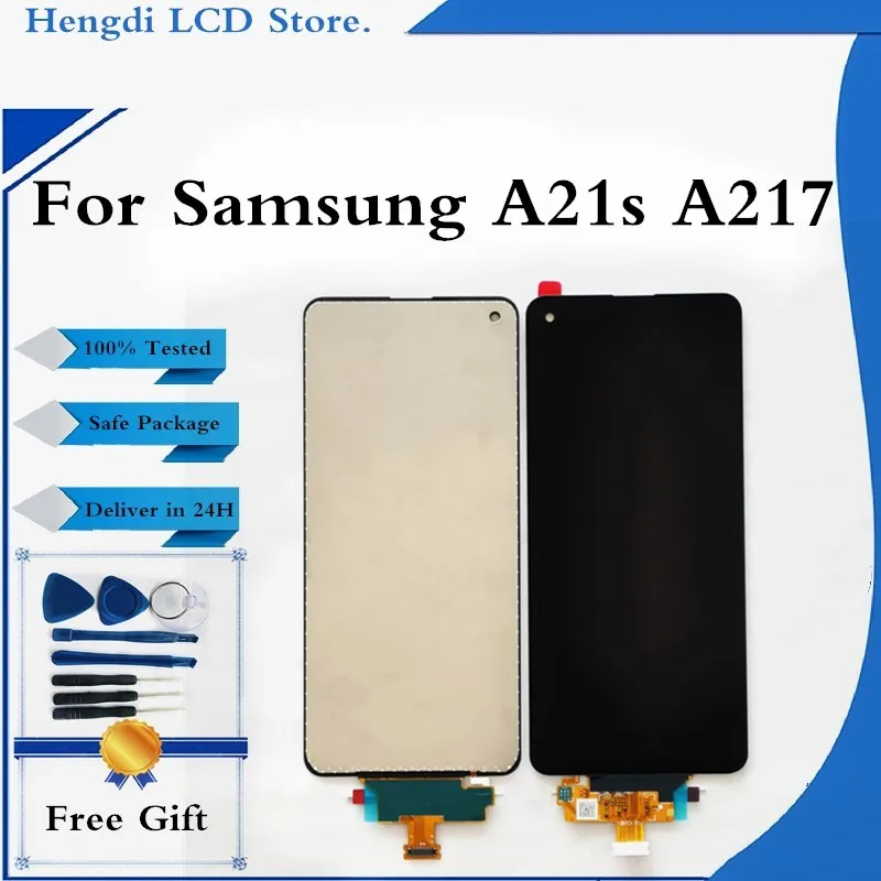 TFT LCD для Samsung A21s A217 A217F ЖК дисплей сенсорный экран дигитайзер сборка с