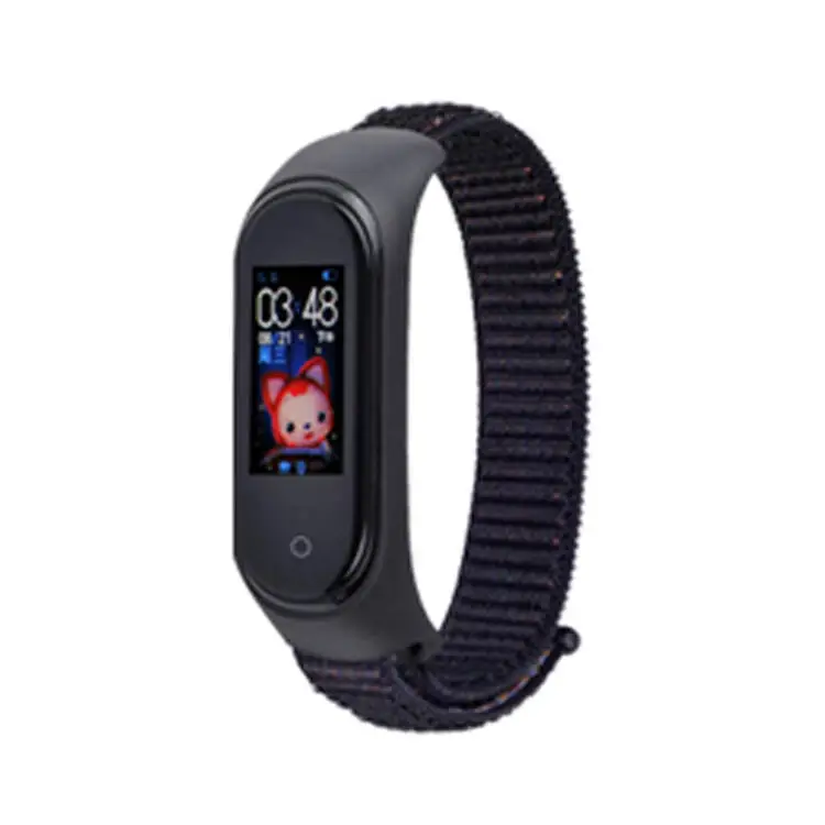 Nylon Strap Wristband for Xiaomi Mi Band 5 4 3 Wrist Bracelets Sport loop watch Belt Smart Watch Band Replacement Accessories 