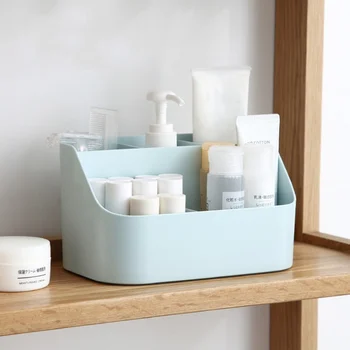 

Home Desktop Storage Box Office Desk Compartment Organizer Remote Control Holder