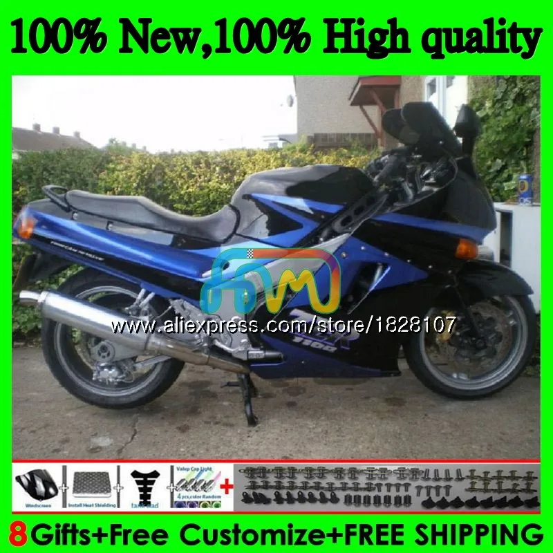 No. 1 Корпус для KAWASAKI ZX-11R ZZR 1100ZZR1100 ZX11 R ZZR-1100 7BS. 27 завод синий ZX-11 ZX 11R ZX11R 90 91 92 1990 1991 1992 обтекатель - Цвет: No. 1