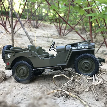 

welly 1:18 Willis Jeep Convertible army alloy car model simulation car decoration collection gift toy Die casting model boy toy