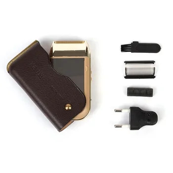 

Mini Convenient Electric Rechargeable Shaver Beard Trimmer Titanium Alloy Reciprocating Single Blade Razor Face Care