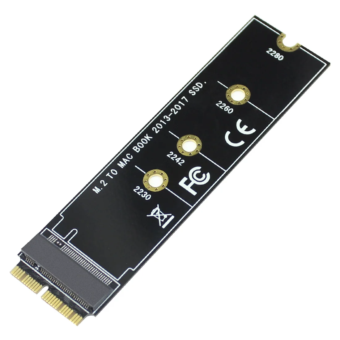 M.2 PCIe AHCI SSD 어댑터 카드, 맥북 에어 2013 2014 2015 2017 A1465 A1466 프로 A1398 A1502 A1419 2230-2280 SSD용