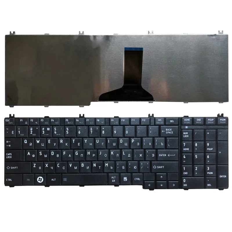 Новая русская клавиатура для ноутбука Toshiba Satellite L655 L655D C655 C655D C660 C660D C650D L650 C670 L650D L755