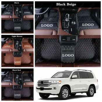 

Leather CAR Floor Mats for Toyota FJ Cruiser Land Cruiser 5 Seats Custom Made Dust-proof Floor Mat Auto Carpet Cover Foot Mat