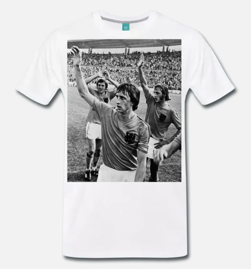 Футболка CRUIJFF NEESKENS REP AJAX BARCELLONA OLANDA ANNI 70 1 S M L XL 2XL 3XL| |