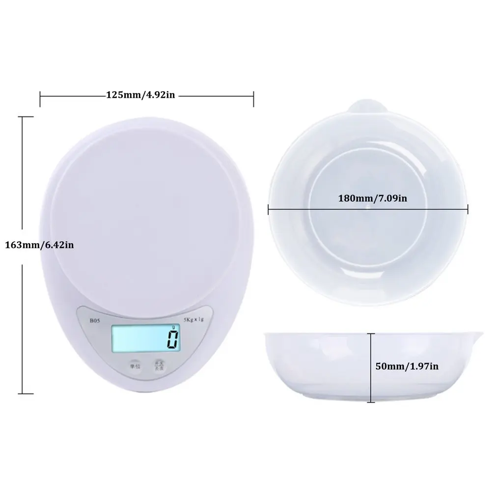High-Precision Household Kitchen Electronic Scale Kitchen Said Mini Electronic Scale Food Baking Scale Gram Scale