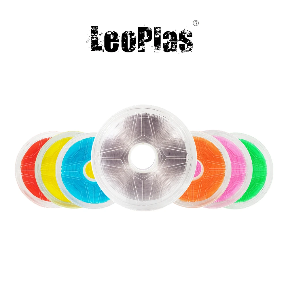 Liquidação Espanha Armazém 1.75mm 1kg Translúcido Transparente Abs Filamento 3d Impressora Caneta Material Impressão Suprimentos Nos Eua