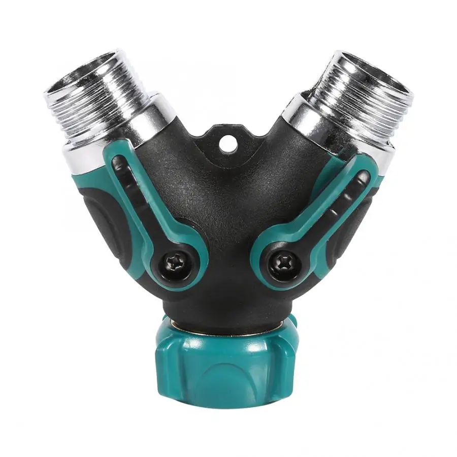 Быстроразъемные соединения 1 шт. NPT3/" 2 варианта Heavy Duty разветвитель для садового шланга Y Форма клапан соединитель водяных труб адаптер Латунь