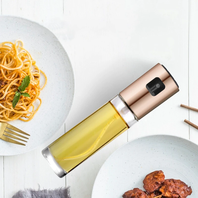 

Household Kitchen Tool Olive Oil Sprayer Portable Glass Oil Pot Barbecue Lemon Juice Vinegar Spray Bottle