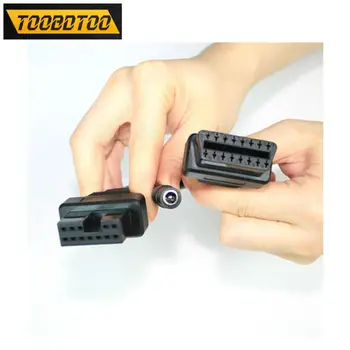 

Best Price Adapter 12 Pin For Mitsubishi OBD2 Car Cable For Mitsubishi 12Pin Male to OBD OBD2 16Pin Female Connector
