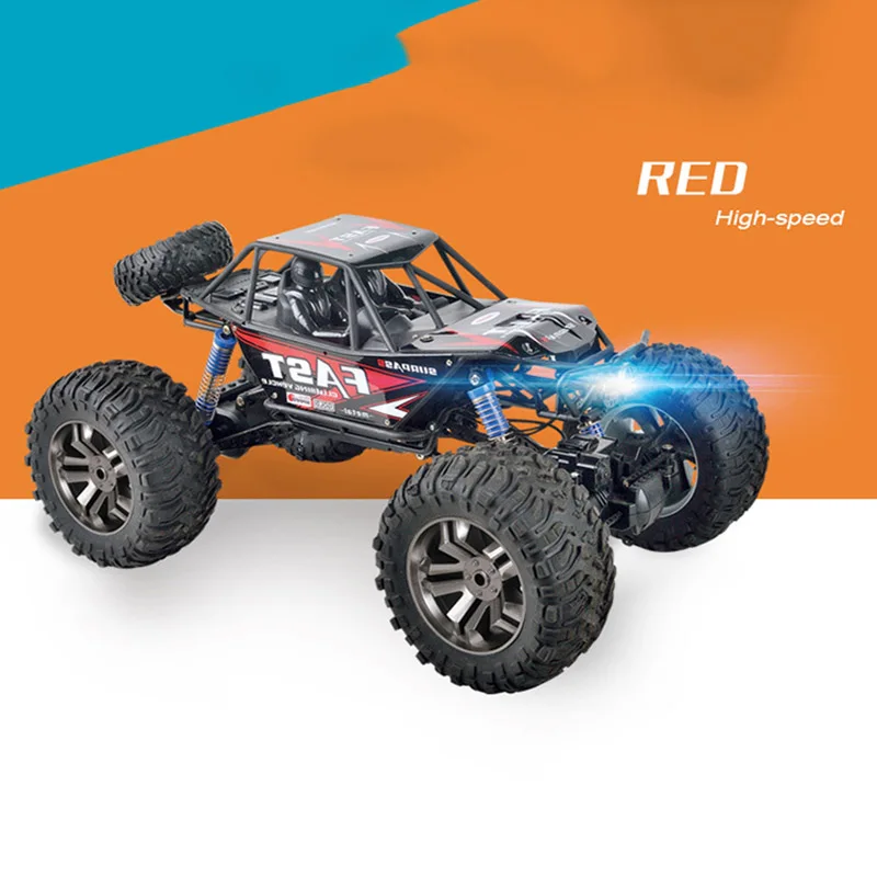 1/8 large alloy RC off-road 2.4G 4WD vehicle Metal wireless remote control with shock absorber children remote control climbingt