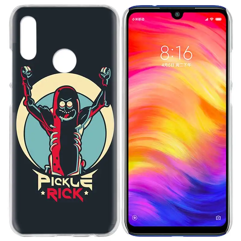 Чехол для Xiaomi Redmi Note 7 7A фотоаппаратов моментальной печати 7S 6 6A 5 Y3 K20 mi 8 до 9 лет CC9 CC9E A1 A2 A3 играть F1 Lite Pro Plus Рик и Морти Pickle Ric