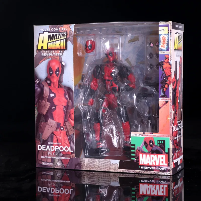 Marvel 16 см X-MAN Дэдпул супер герой BJD Суставы подвижные сменные лицо коробка ручная фигурка модель игрушки