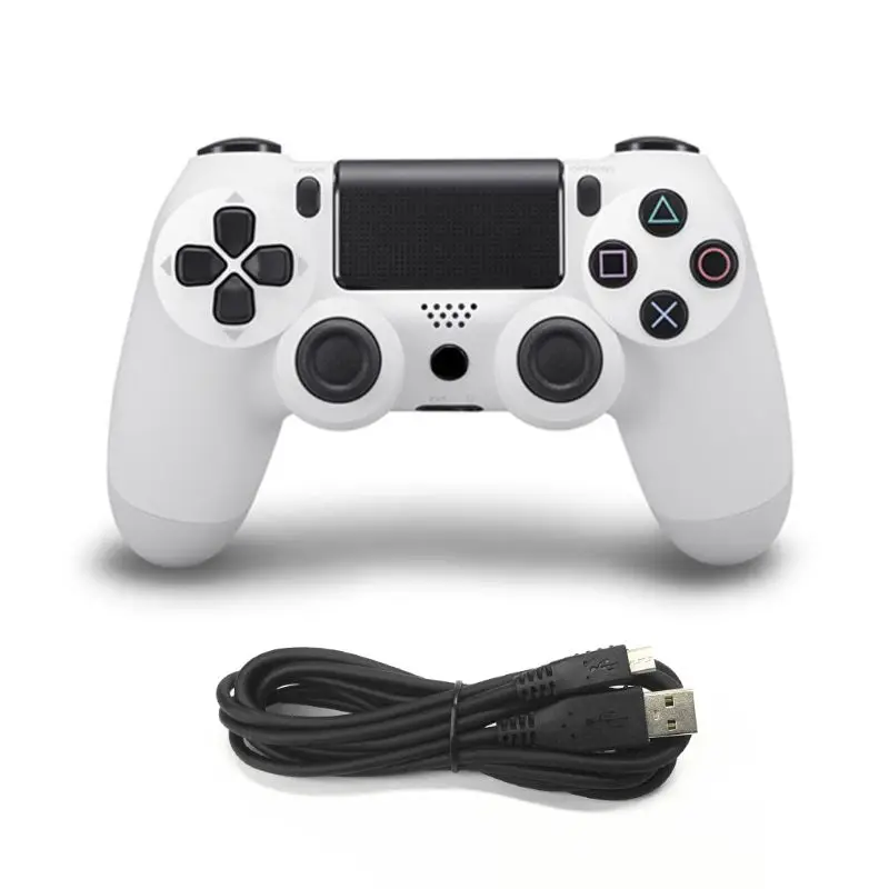 USB проводной контроллер для PS4 Геймпад Play Station 4 Игровые колодки консоль джойстик - Цвет: Белый