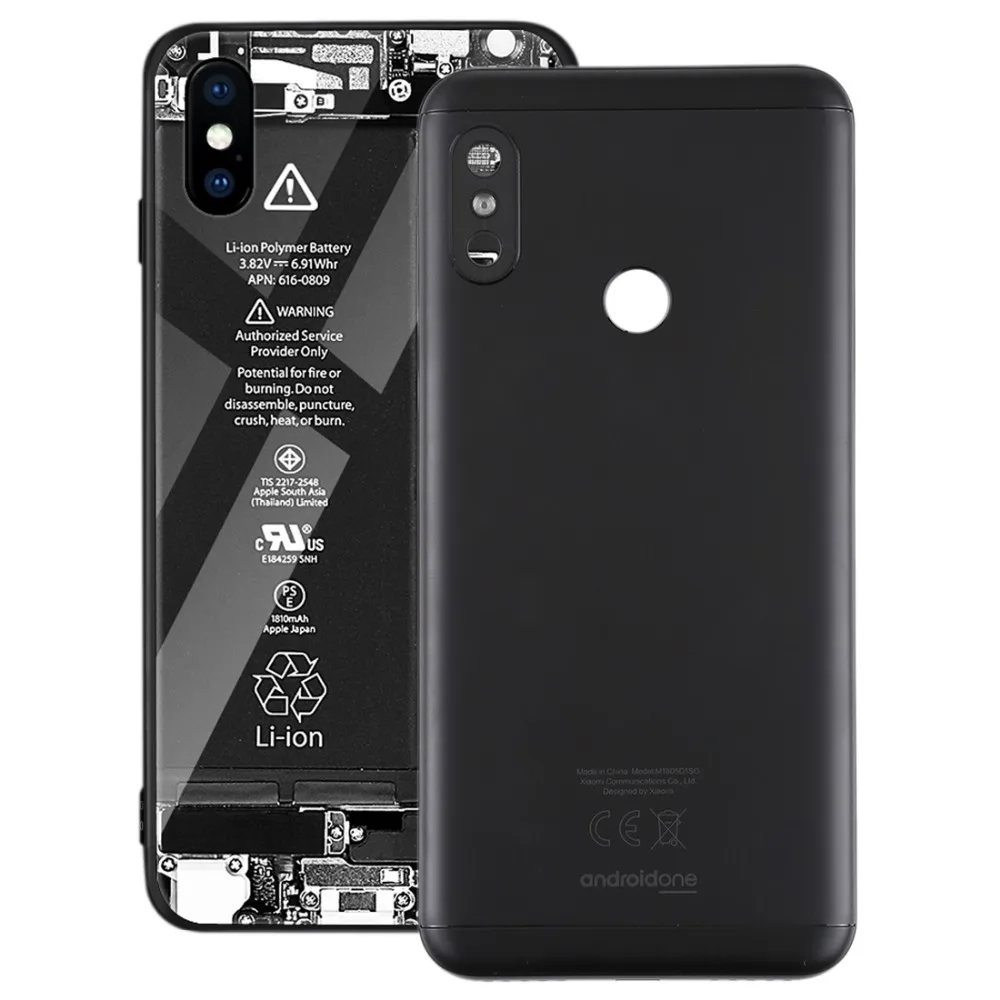 1 шт. Высокое качество для Xiaomi Redmi 6 Pro Крышка батарейного отсека задняя дверь