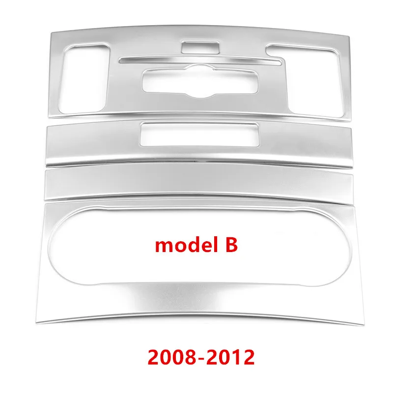 Автомобильный Стайлинг центральная консоль кондиционер CD рамка Крышка для Mercedes Benz GLK X204 2008-2012 Нержавеющая сталь воздушный выход отделка