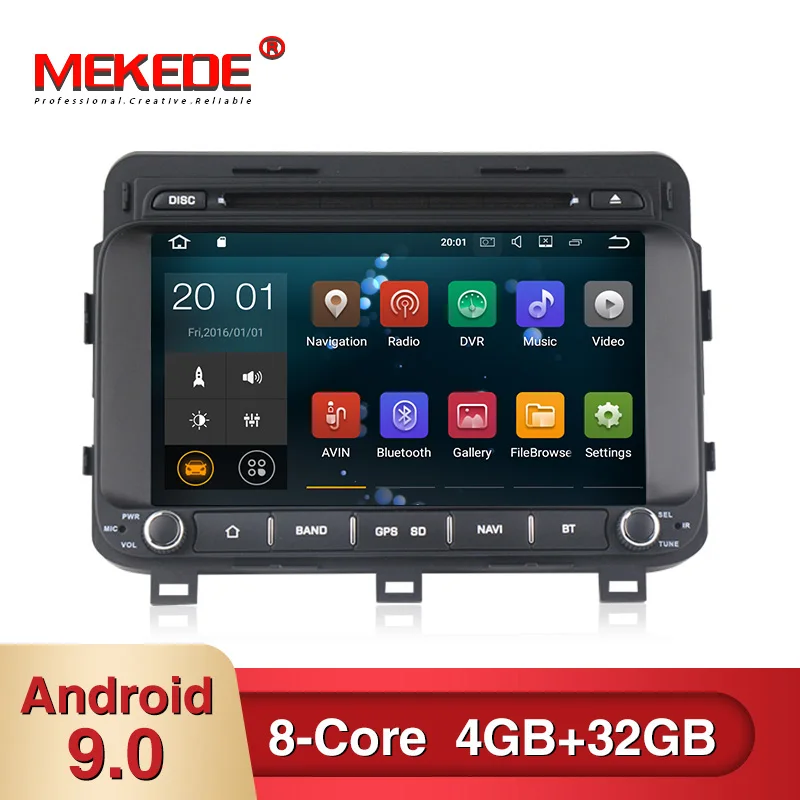 

2Din 8inch Android 9.0 Car DVD Player For Kia K5 optima 2014 Magentis Car Multimedia Player Support Wifi BT GPS Backup camera
