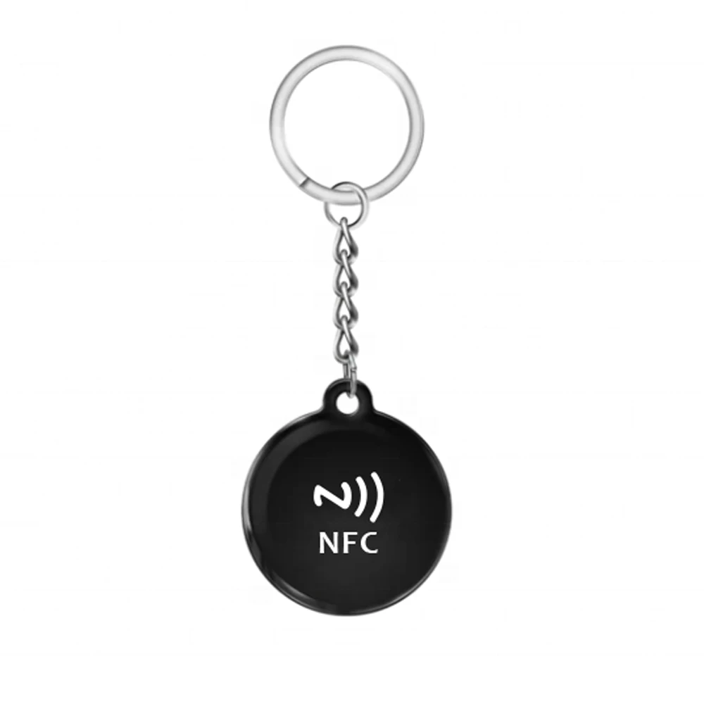 13.56MHZ Sticker Diameter 30mm 144 Bytes NFC Ntag213 Epoxy Labels Social Share OneHop Tag With Metal Ring | Безопасность и защита