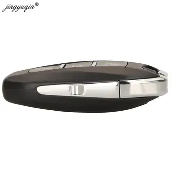 Keyforkess 434Mhz FSK 4A Chip Car Remote Key per Peugeot 3008 5008 2016 Citroen C3 C5 Smart Control Keyless Entry fob faro - Jingyuqin 434Mhz FSK 4A Chip Car Remote Key per Peugeot 3008 5008 2016 Citroen C3